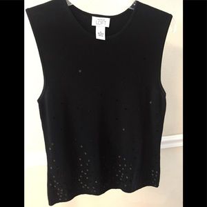 Black Sequin Tank